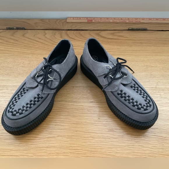 Tuk Tuk Grey Suede Interlace Mondo Creeper size 7 - Picture 4 of 9